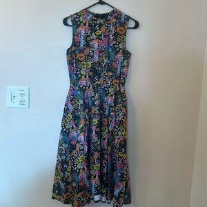 Nooworks Dahlia Dress in Magical Mushroom print